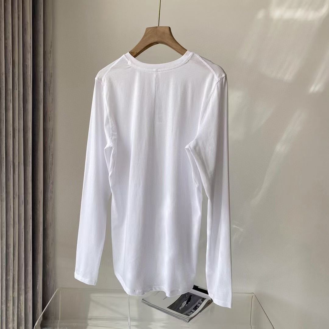 新款lululemon瑜伽衣露露柠檬打底衫纯棉透气长袖女运动上衣t桖促