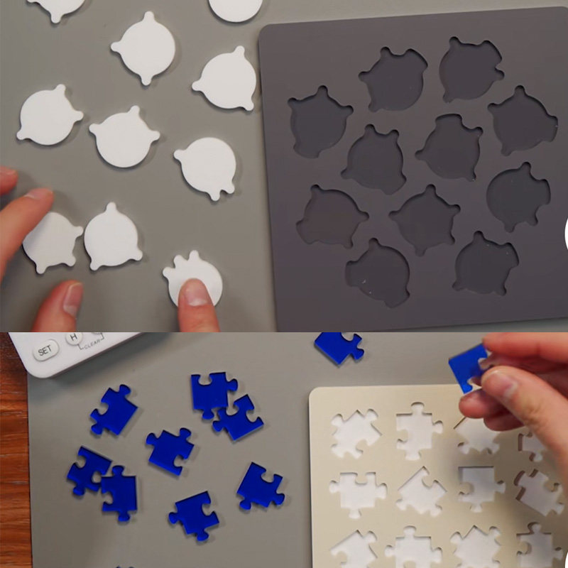 8jigsaw puzzle拼图 透明拼图10级烧脑地狱高难度儿童益智玩具学生已