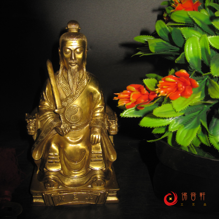 妙千桂张三丰祖师铜像太极张三丰张真人佛像铜器家用摆件武当山道