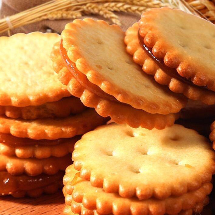 咸蛋黄麦芽糖饼250g日式小圆饼干小零食网红零食