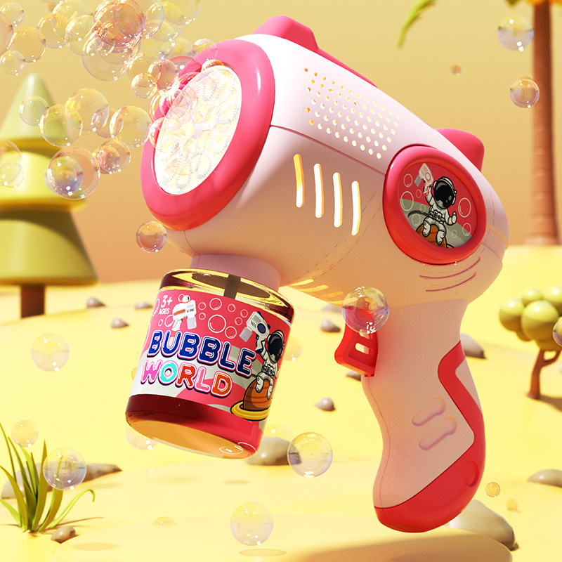 新款泡泡机儿童玩具小钢炮全自动吹泡泡爆款加特林泡泡枪厂家