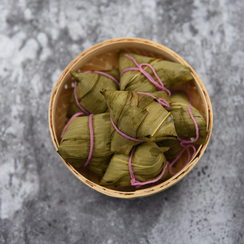 迷你小粽子 一口粽 冷冻点心甜品糯米无馅白粽子10只装 6包包邮