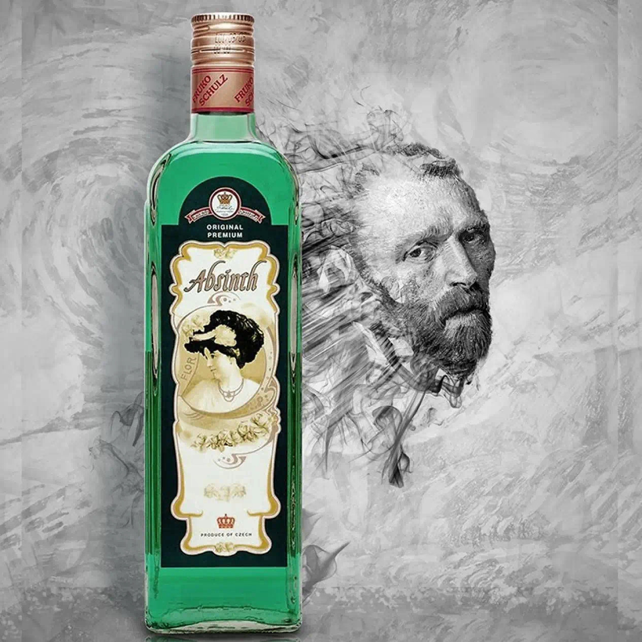00销量0中东欧进口精品馆绿精灵苦艾酒 西班牙原装进口absinthe 烈酒