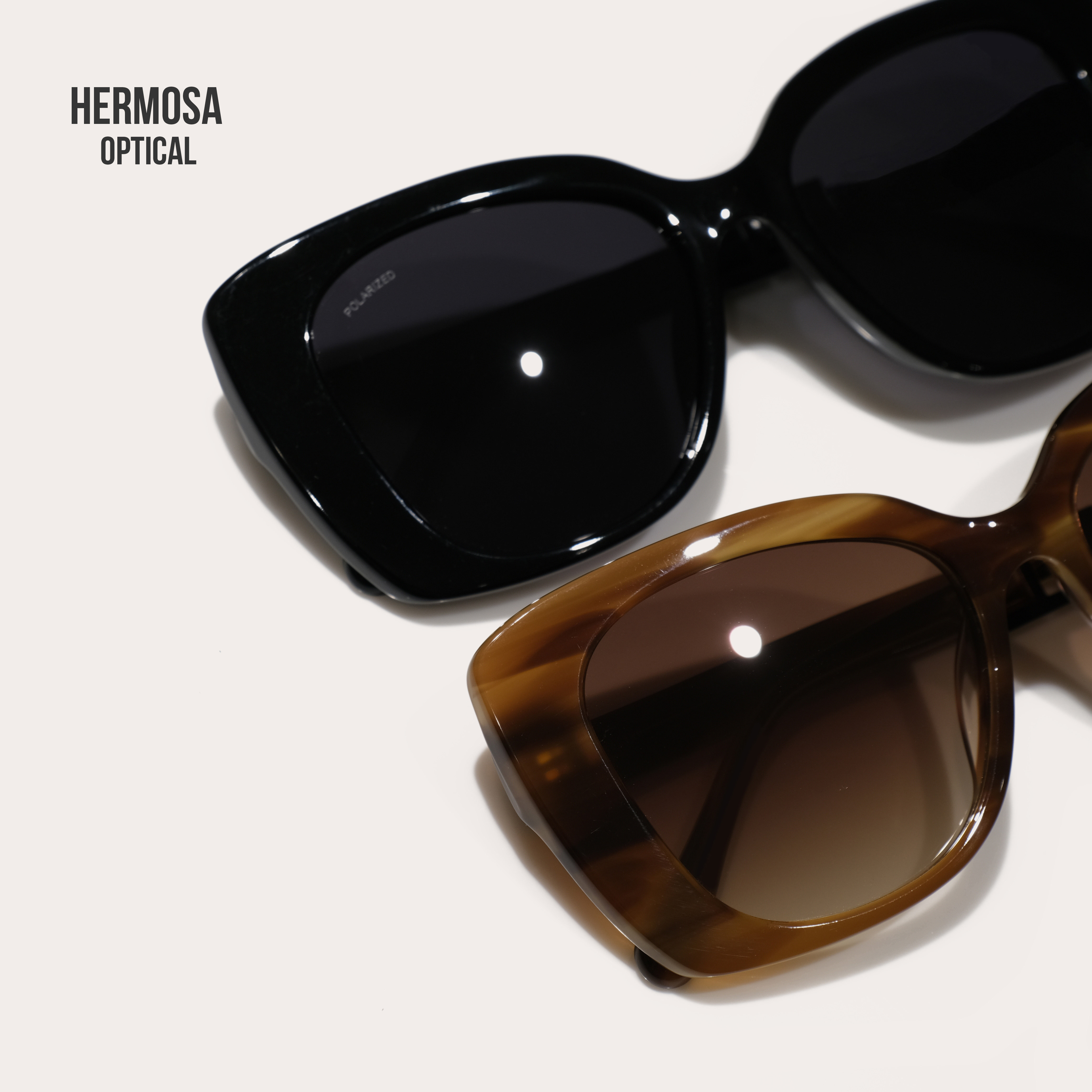 hermosa眼镜铺的优惠券大全—hermosa 法国复古黑框墨镜女时尚百搭