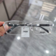 PRSR新款帕莎眼镜框男士超轻纯钛商务半框近视防蓝光眼镜PA90006