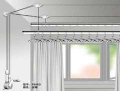 郁金香晾衣架阳台升降晾衣架双杆手摇晾衣杆晒衣架只卖北京安装