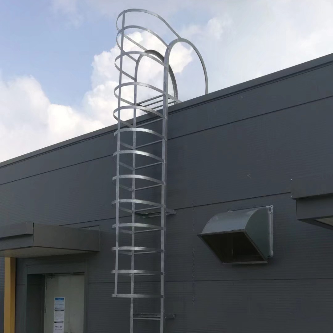 镀锌护笼直梯 不锈钢爬梯 平台检查挂梯护栏深圳免费上门定制定做