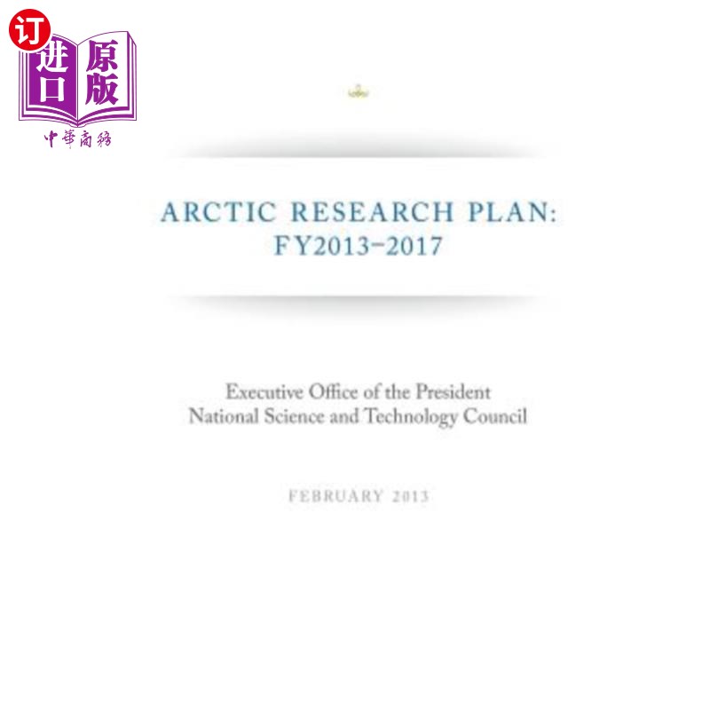 海外直订Arctic Research Plan 北极研究计划