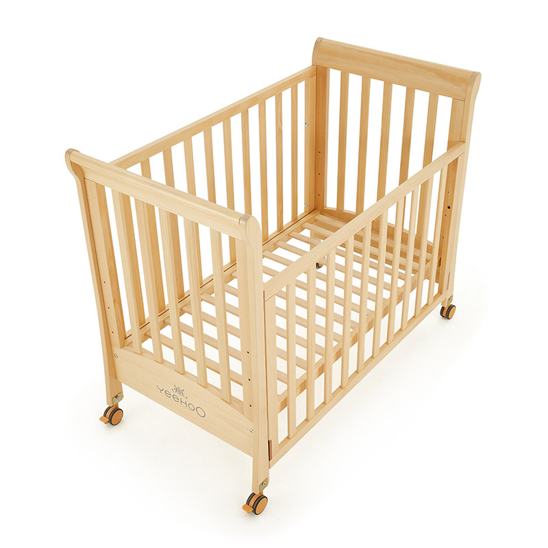 英氏原木小床经典新款婴儿床原木小床10098045 zy - yeehoo英氏小猪