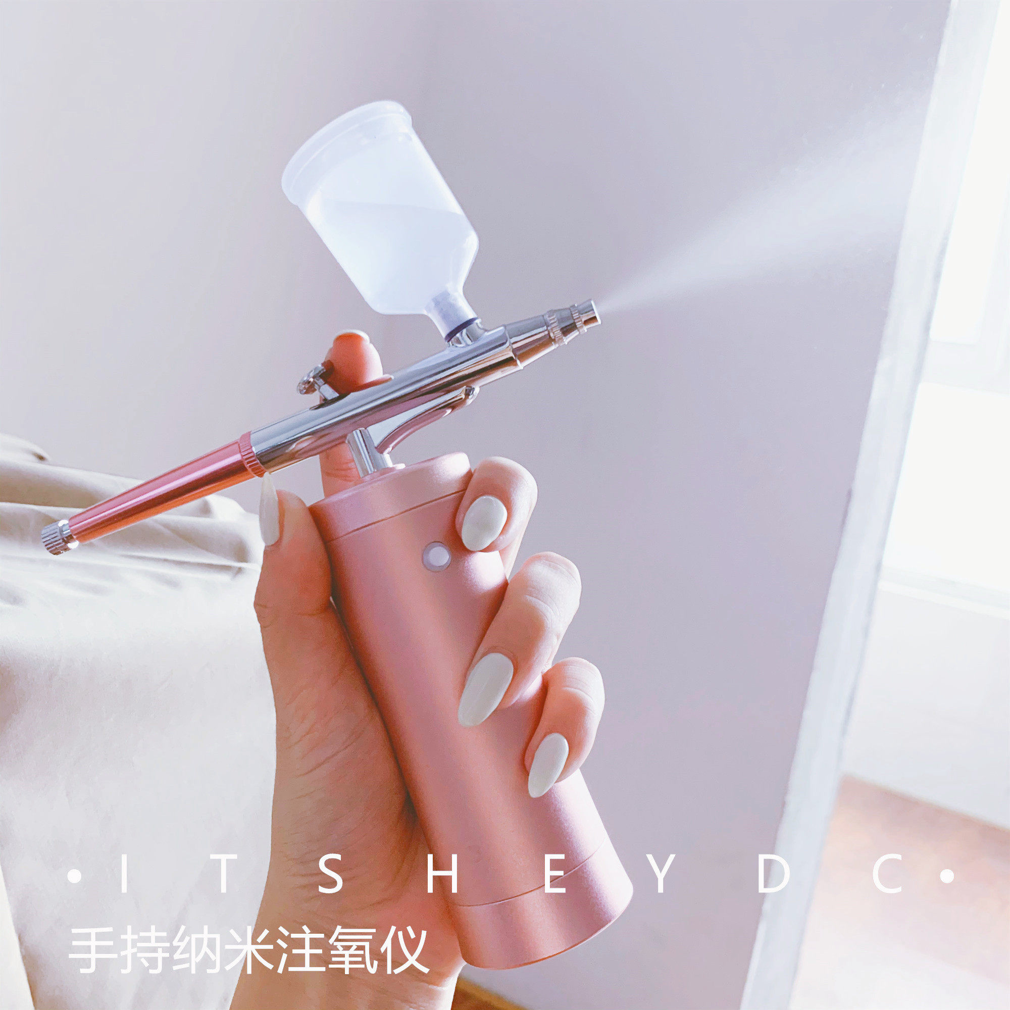 一折面部补水仪 家用_【手持注氧仪】雾化补水水氧纳米面部导入喷雾