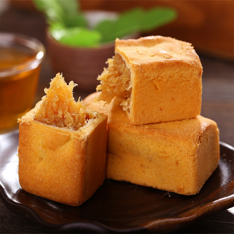 台湾特产小吃手工糕点传统点心酥饼阿聪师凤梨酥12入/盒顺丰包邮