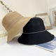 日本和纸帽子女防晒帽轻薄透气可水洗大沿渔夫帽防紫外线遮阳凉帽