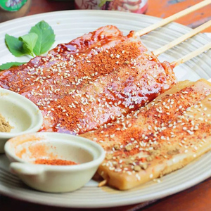 油炸年糕串图片