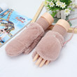 Soft Sister Gloves Female Winter Korean Version Lovely Plush Warm Thick Imitation Rabbit Hair Flip Half Finger Dual-purpose Student Neck Hanging Couple Soft Sister Gloves Female Winter Korean Version Lovely Plush Warm Thick Imitation Rabbit Hair Flip Half Finger Dual-purpose Student Neck Hanging Couple