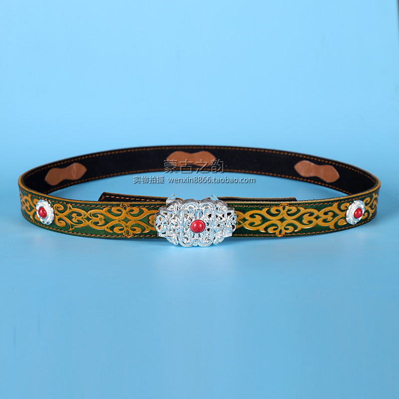蒙古之韵草原精品的优惠券大全—蒙古腰带女蒙古风裤腰带蒙古元素皮带