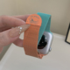 适用苹果手表applewatch10卡通拼色磁吸米兰尼斯表带iwatch6789se