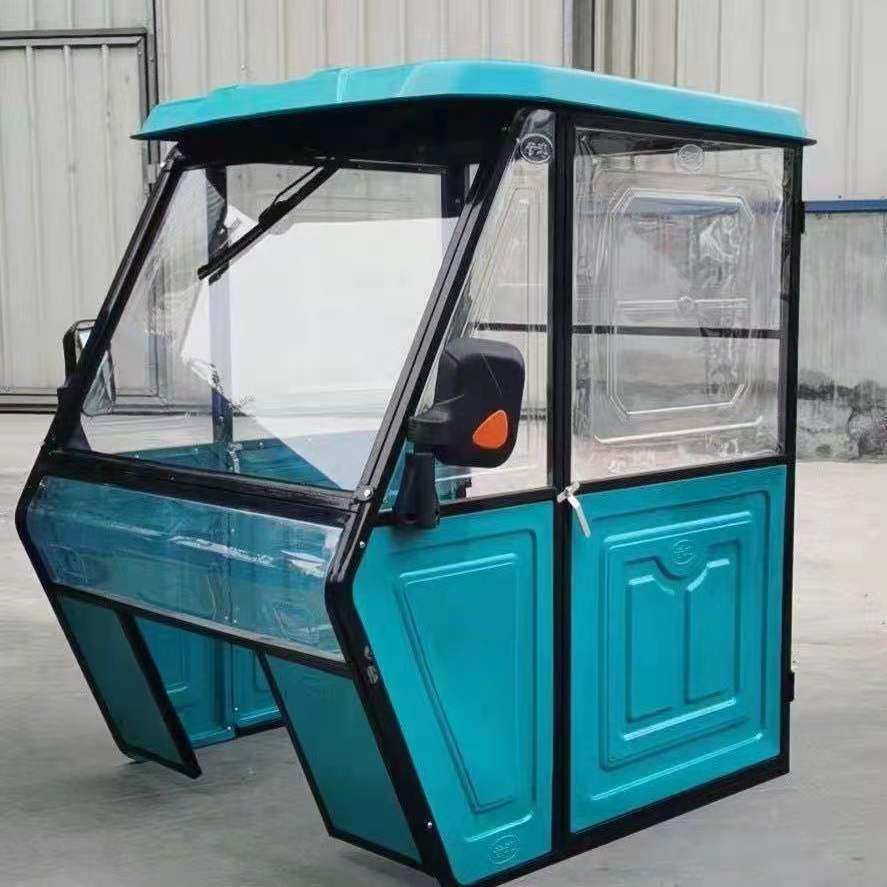 简易塑料车棚电动三轮车驾驶室车头棚雨蓬新款全封闭驾驶室雨棚