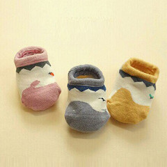 婴儿袜子地板袜船袜防滑宝宝袜子男女童袜棉袜卡通袜6-18个月韩版