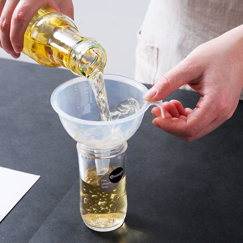 现售化妆品油斗塑料厨房家用漏嘴漏斗