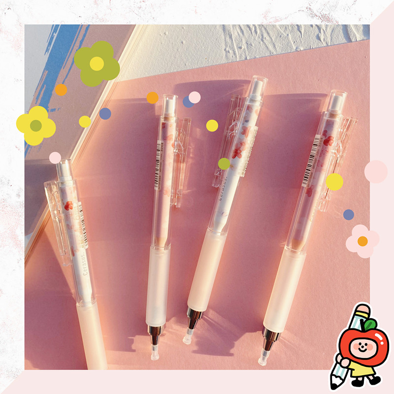 铅笔晨光樱花花季限定重心绘图级别自动活动铅笔