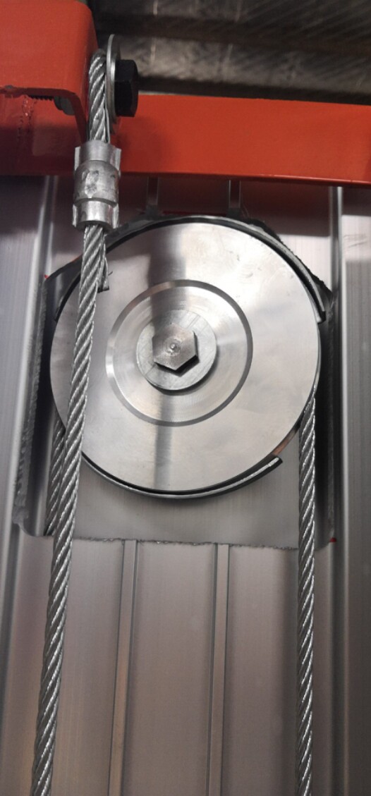 手摇升降机钢丝绳导论,铝轮盘