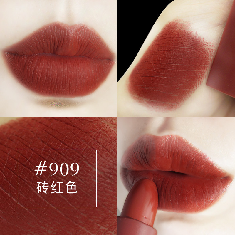 3ce口红砖红色吃土南瓜红棕姨妈脏橘色口红#116 117 909 220 114