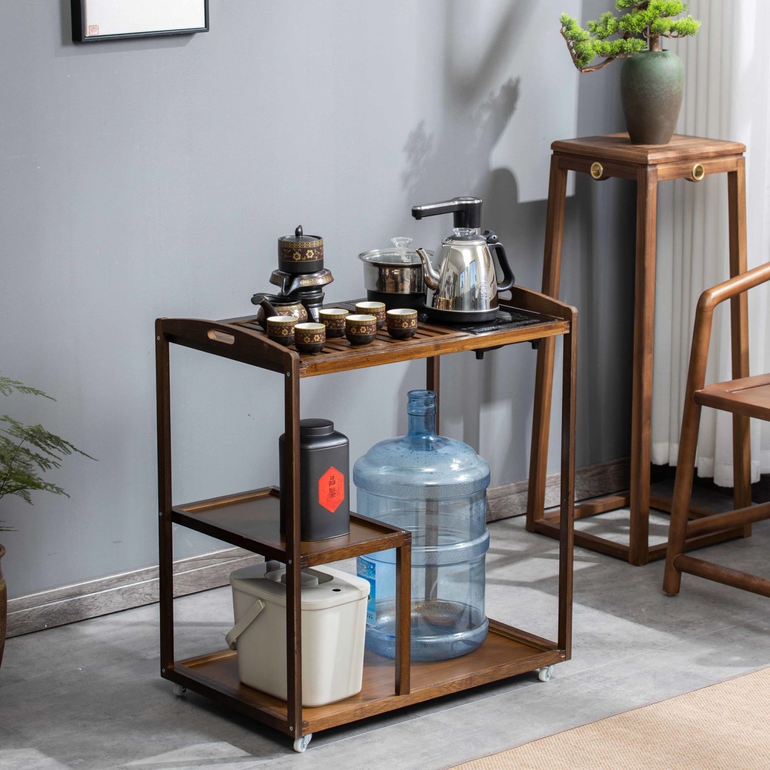 国内宜家代购瓦斯塔套桌2件套桦木贴面茶几