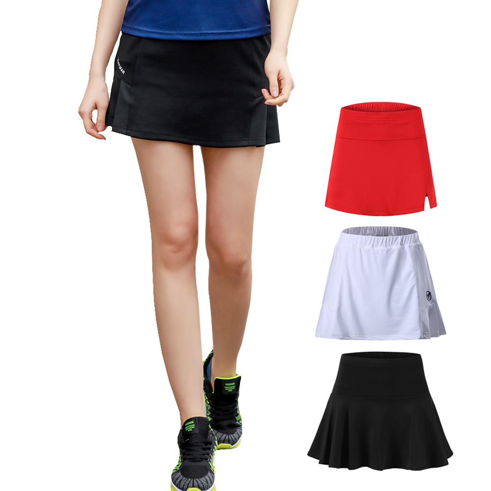 速干运动短裙羽毛球裤裙女健身跑步瑜伽网球乒乓球半身裙防走光裤