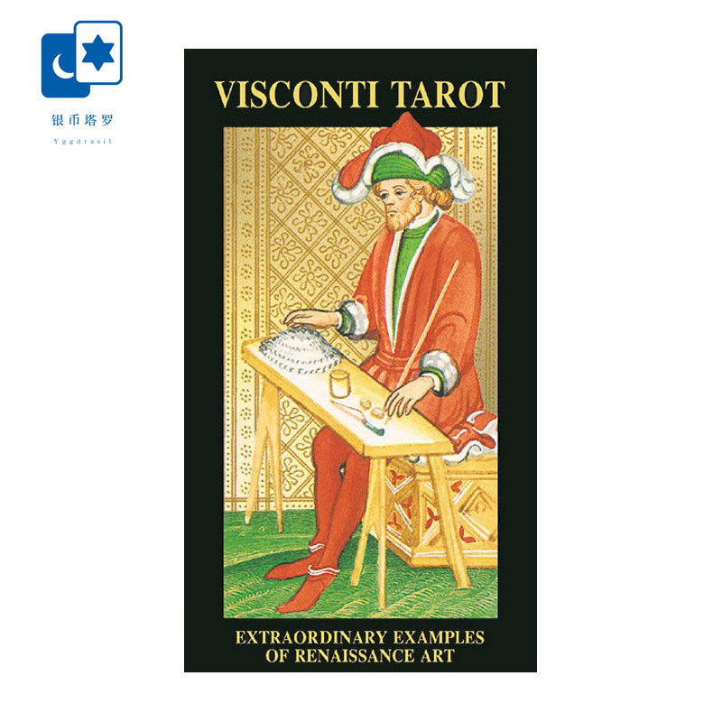 进口正版塔罗烫金维斯康viscontitarot意大利桌游卡牌