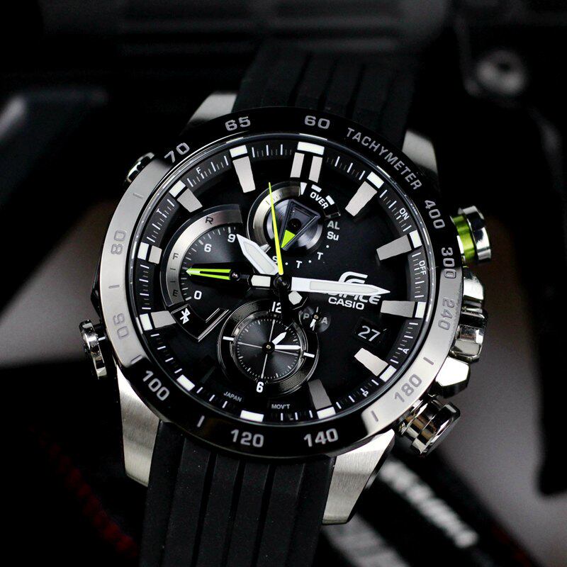 casio卡西欧手表男红牛f1赛车运动男表eqb-800br-1a太阳能蓝牙