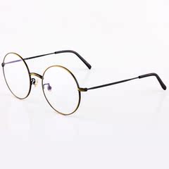 正品九木十 细框眼镜 FM1600019 金属眼镜框架 复古圆框眼镜架