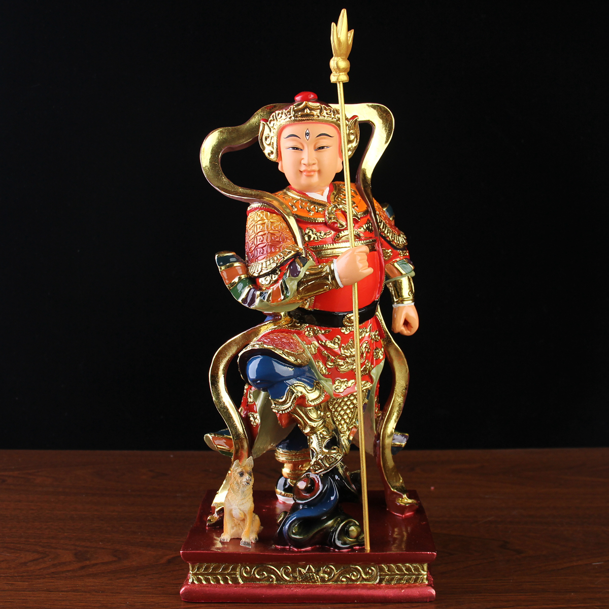 二郎神佛像杨戬神像道家树脂二郎真君居家供奉家用祝福客厅摆件