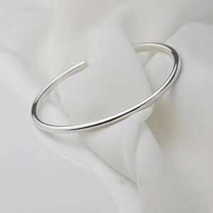 银饰手镯细圈图片