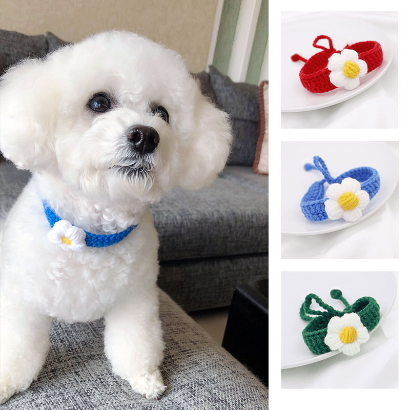 狗狗围脖装饰项圈宠物狗配饰小型犬博美雪纳瑞泰迪狗饰物脖子饰品