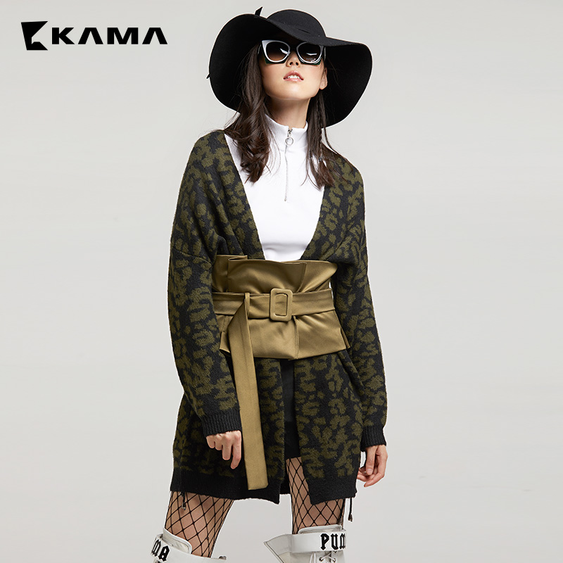 KAMA冬季新款冬季加厚保暖個性圖案毛衣針織開衫女 7417465在類目 女裝/女士精品, 毛衣中 - 來自Buy2taobao.com提供專業的淘寶代購服務