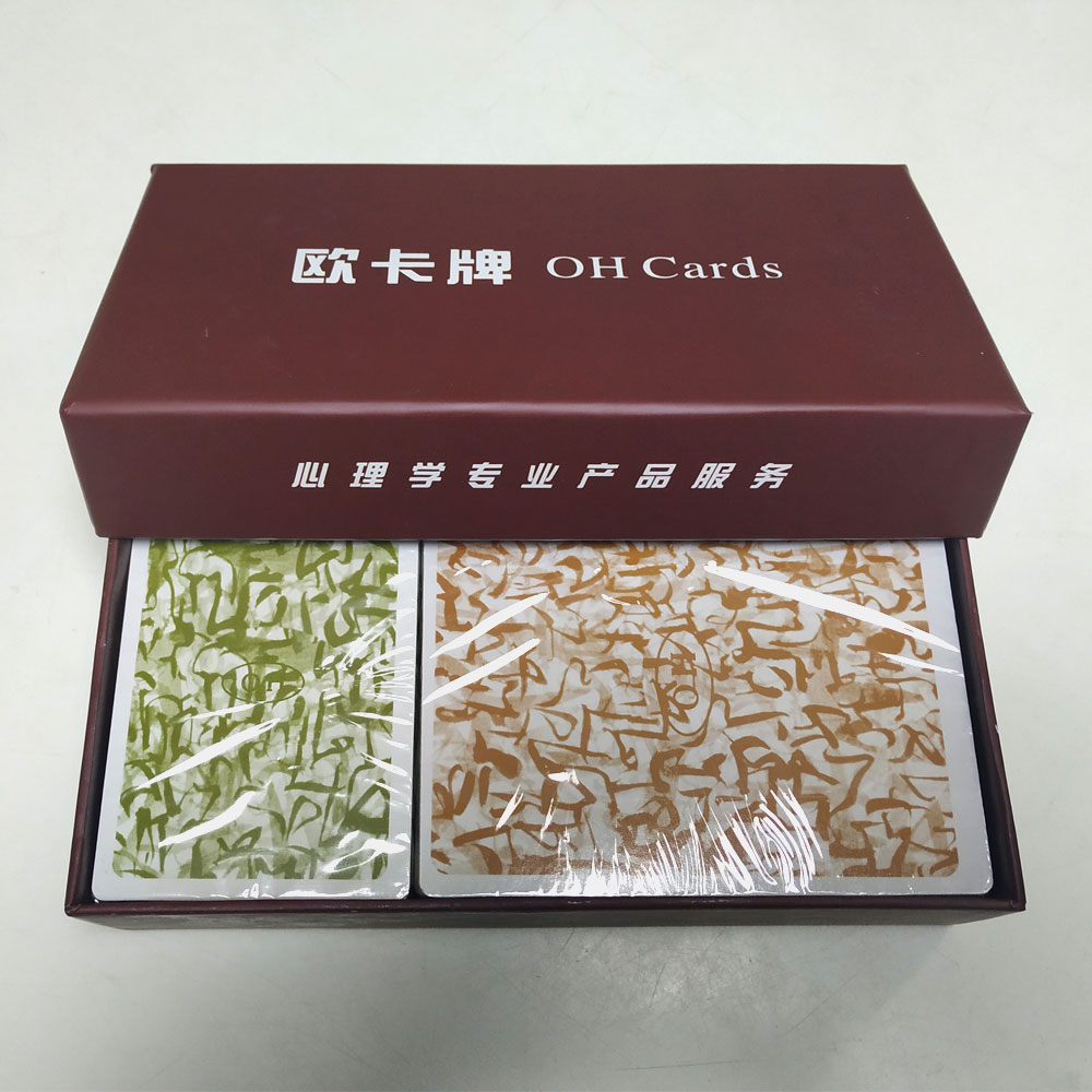 oh卡牌_oh卡牌标准欧卡牌oh cards心理学心灵图卡基础字卡繁体版奇才