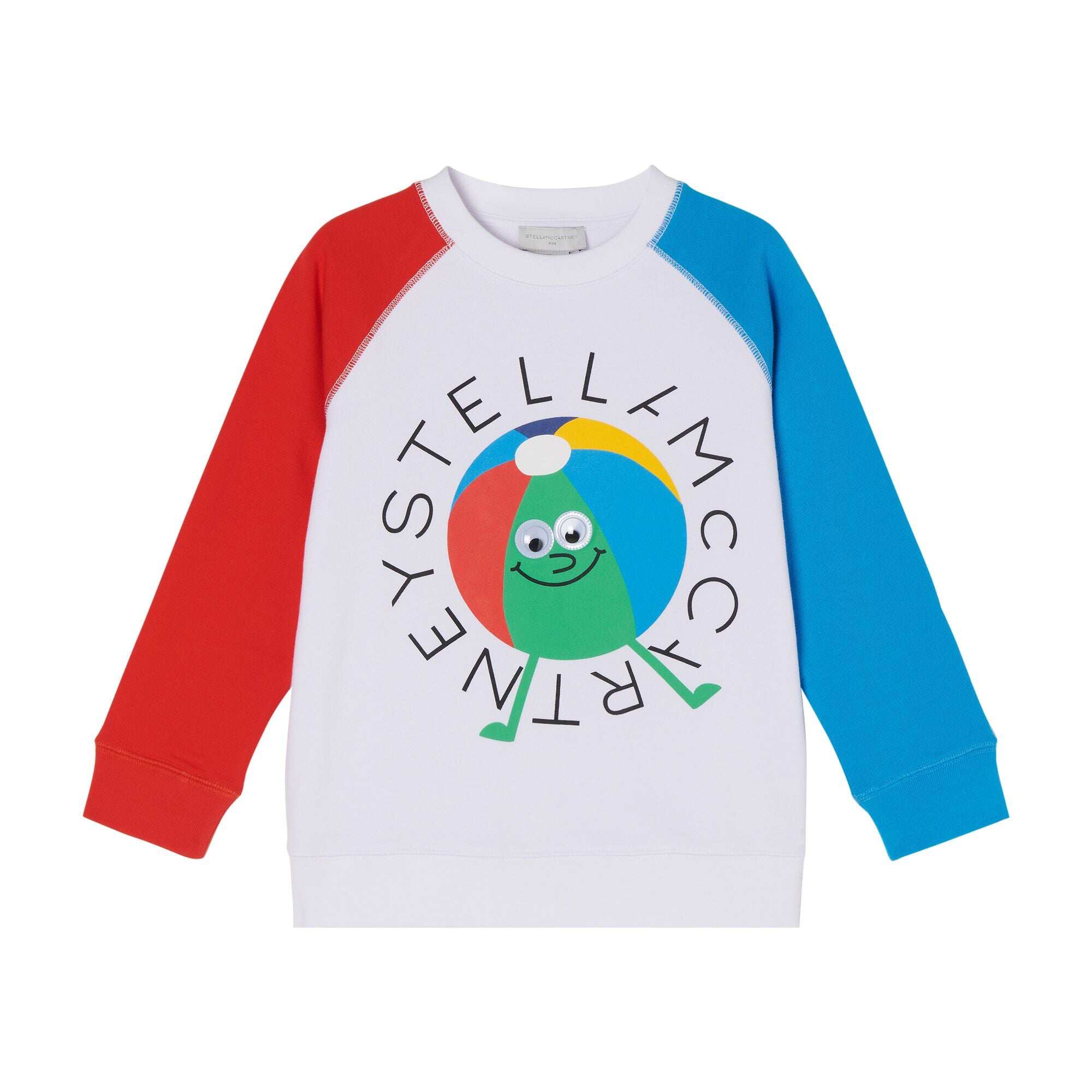在途stellamccartneykids儿童中性撞色印花长袖卫衣22
