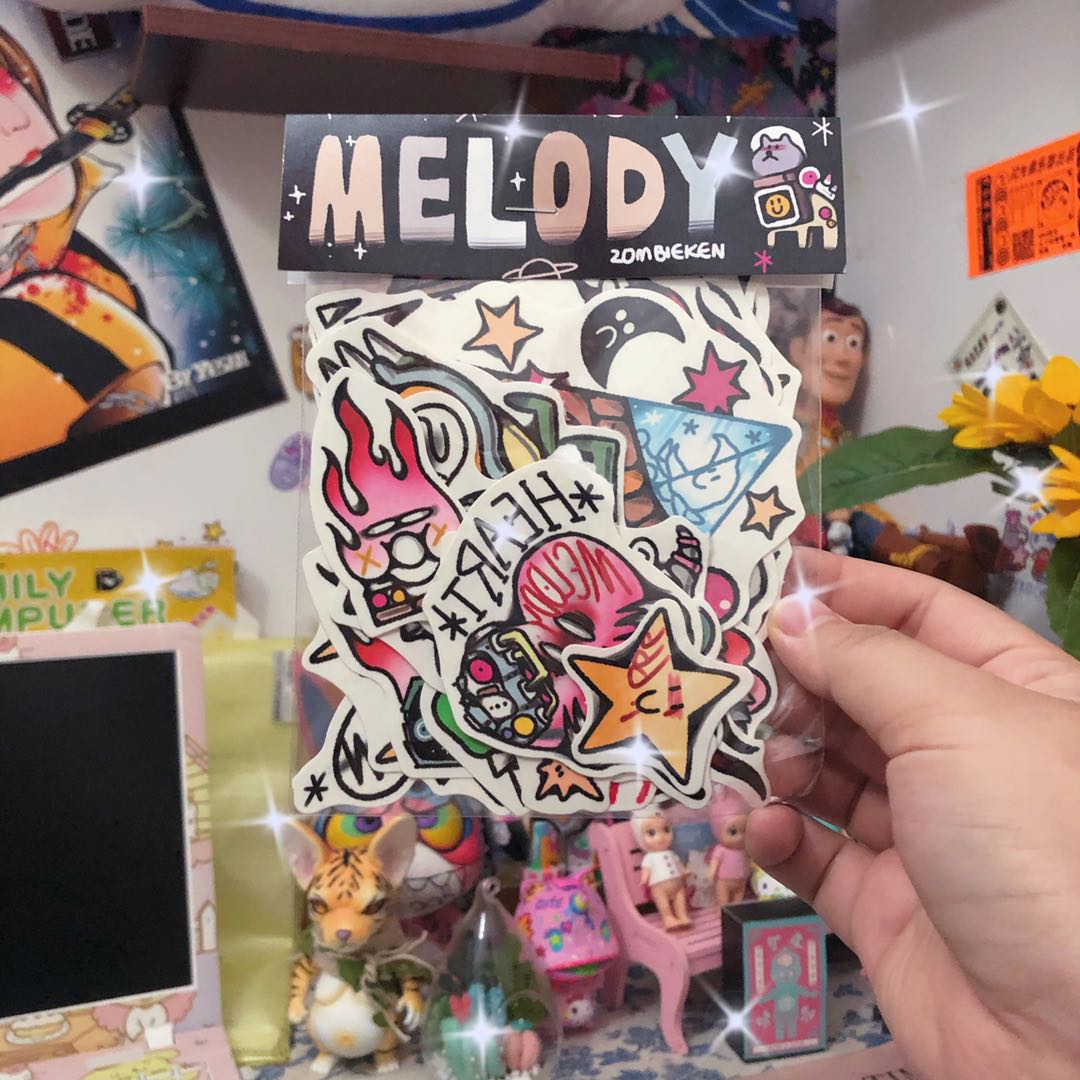 MELODY 弥桠原创纹身贴 肯恩怪兽系列合作款 加大版