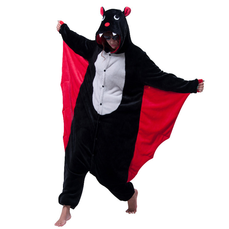 Adult Animal Bat Costume Batman Pajamas在类目 女士内衣/男士内衣/家居服, 睡衣/家居服套装中 - 来自Buy2taobao.com提供专业的淘宝代购服务