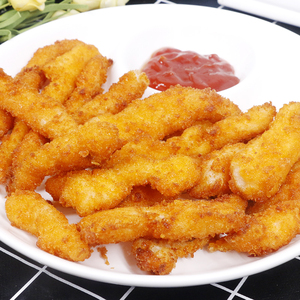 2021新品2斤装台湾无骨鸡柳黄金香嫩鸡柳条排柳油炸小吃冷冻半成