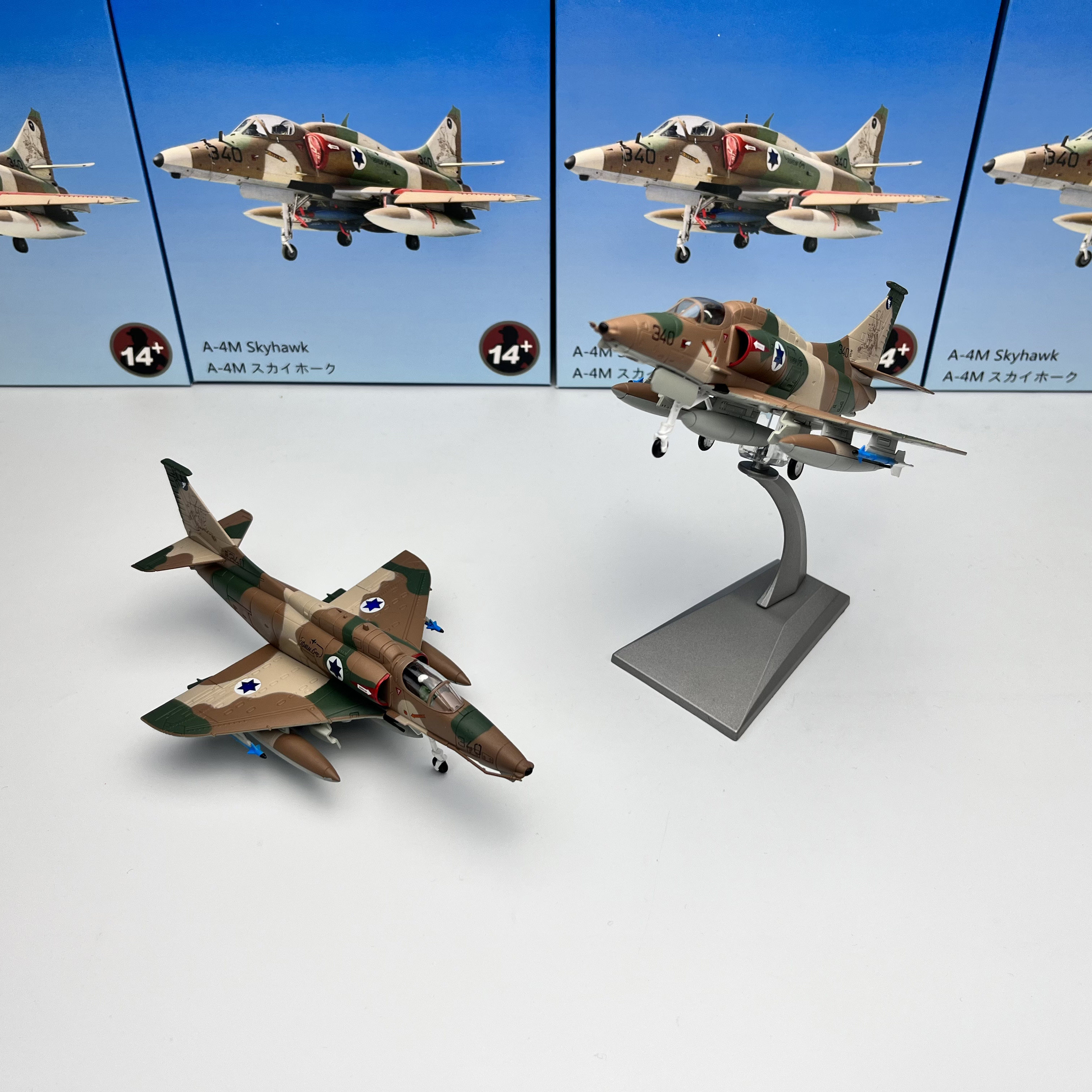 1/72以色列a4天鹰攻击机a-4m战斗机飞机合金模型军事仿真摆件玩具