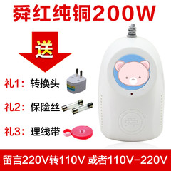 变压器220V转110V 200W电源转换器电压美国日本110V转220V舜红