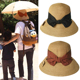 升级2024新料加密日本UV防晒拉菲草帽可折叠蝴蝶结遮阳沙滩渔夫帽
