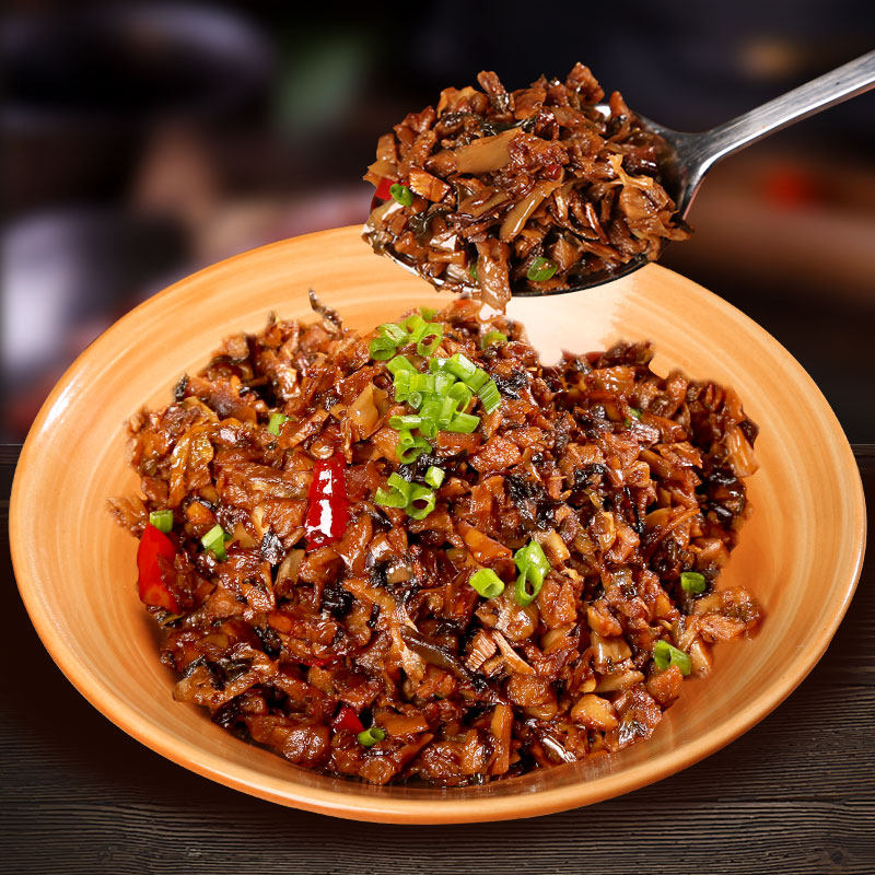 林结巴外婆菜250g*5袋装湖南特产湘西下饭腌菜咸菜含