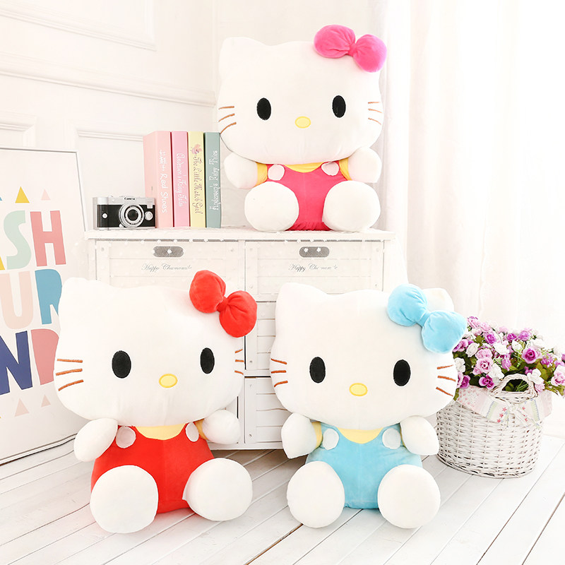 经典hello kitty公仔 凯蒂猫毛绒玩具kt猫号娃娃创意生日礼物女生