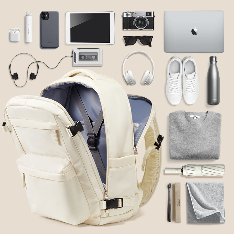 旅行双肩包2024新款轻便短途出差旅游行李背包大容量学生电脑书包
