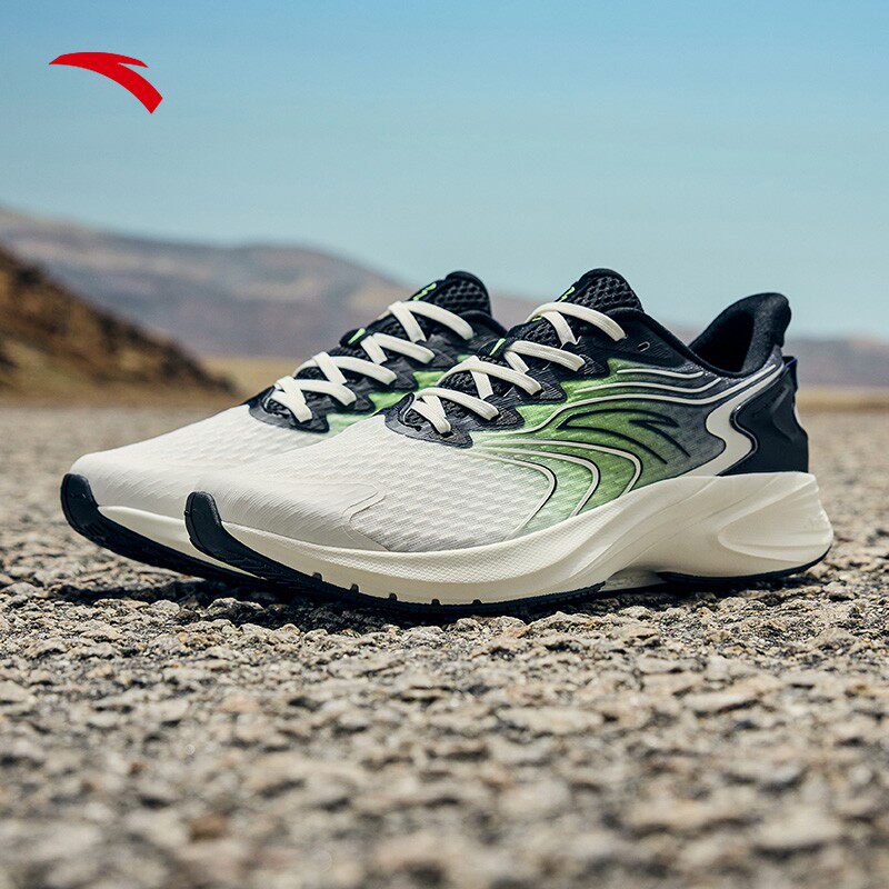 安踏男鞋冬季绵绵鞋软跳绳轻便减震回弹运动鞋男款跑步鞋 原价399元