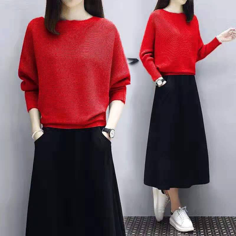 City clover秋冬装新款修身显瘦洋气套装女气质宽松大码两件套裙|msdalam kategori Butik wanita / wanita, menetapkan/pakaian seragam pelajar/seragam kerja, saman moden - dari Buy2taobao.com untuk memberikan perkhidmatan ejen Taobao profesional membeli