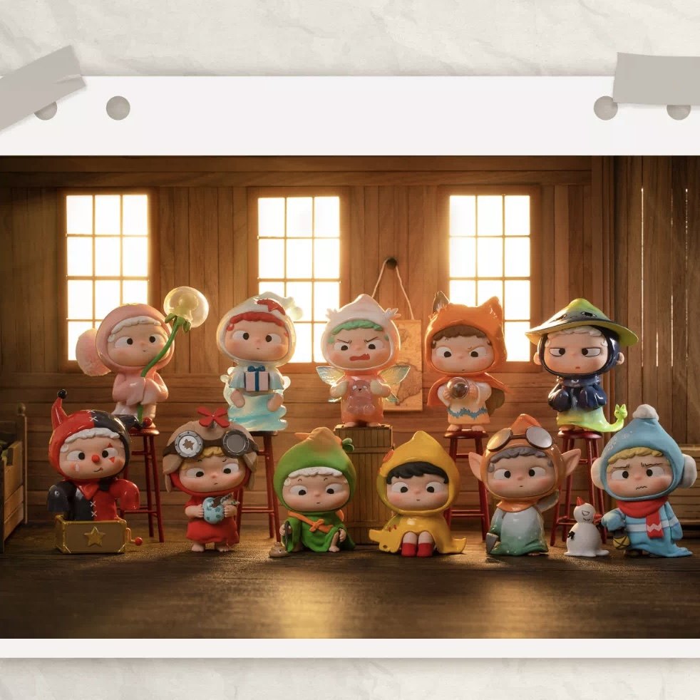 blacktoys哦崽ozai偷偷给你讲故事盲盒网红2022新款手办萌趣礼物-mc