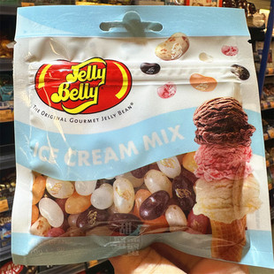 香港代购 美国Jelly Belly吉贝力混合冰淇淋口味糖豆软糖袋装70g